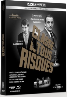 Classe tous risques (1960) de Claude Sautet - Packshot Blu-ray 4K Ultra HD