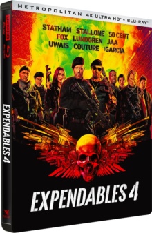 Expendables 4 (2023) de Scott Waugh - Édition SteelBook Limitée - Packshot Blu-ray 4K Ultra HD