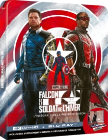 Falcon et le soldat de l'hiver (2021) de Malcolm Spellman - Édition Limitée Steelbook - Packshot Blu-ray 4K Ultra HD