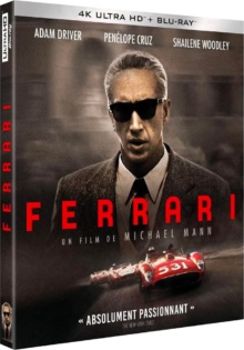 Ferrari (2023) de Michael Mann - Packshot Blu-ray 4K Ultra HD