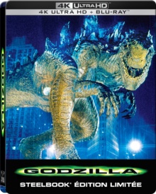 Godzilla (1998) de Roland Emmerich - Édition Boîtier Steelbook - Packshot Blu-ray 4K Ultra HD