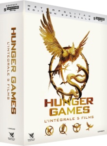 Hunger Games - L'Intégrale - Coffret 5 films - Packshot Blu-ray 4K Ultra HD