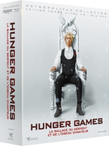 Hunger Games : La Ballade du serpent et de l'oiseau chanteur (2023) de Francis Lawrence - Édition Collector Limitée Boîtier SteelBook - Packshot Blu-ray 4K Ultra HD