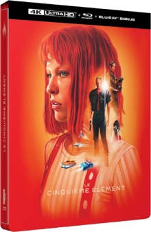 Le Cinquième élément (1997) de Luc Besson - Édition Limitée SteelBook - Packshot Blu-ray 4K Ultra HD