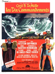 Les Dix commandements (1956) de Cecil B. DeMille - Affiche