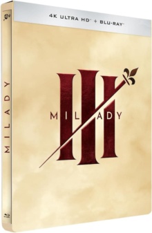 Les Trois Mousquetaires : Milady (2023) de Martin Bourboulon - Édition Limitée SteelBook - Packshot Blu-ray 4K Ultra HD