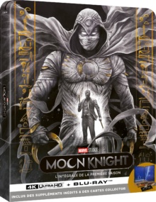 Moon Knight (2022) de Doug Moench - Édition Limitée Steelbook - Packshot Blu-ray 4K Ultra HD