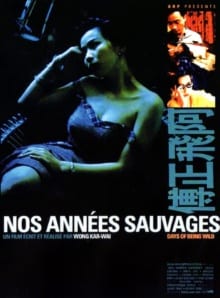 Nos années sauvages (1990) de Wong Kar-wai - Affiche