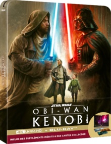 Obi-Wan Kenobi (2022) de Stuart Beattie, Joby Harold - Édition Limitée Steelbook - Packshot Blu-ray 4K Ultra HD