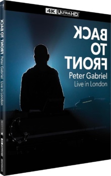 Peter Gabriel : Back To Front - Live In London (2014) de Hamish Hamilton - Packshot Blu-ray 4K Ultra HD