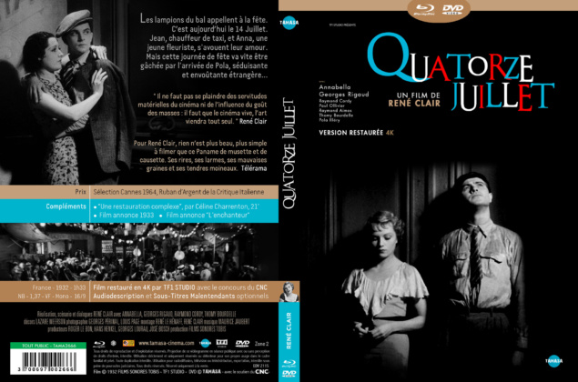 Quatorze juillet - Jaquette Blu-ray
