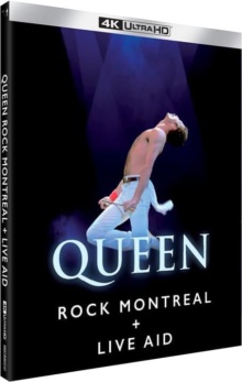 Queen Rock Montréal + Live Aid (2007) de Saul Swimmer - Packshot Blu-ray 4K Ultra HD