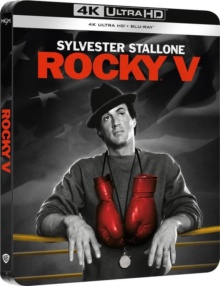 Rocky V (1990) de John G. Avildsen - Édition Boîtier SteelBook - Packshot Blu-ray 4K Ultra HD