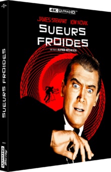 Sueurs Froides (1958) de Alfred Hitchcock - Packshot Blu-ray 4K Ultra HD