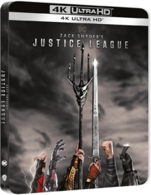 Zack Snyder’s Justice League (2021) de Zack Snyder - Édition SteelBook Limitée Armes - Packshot Blu-ray 4K Ultra HD