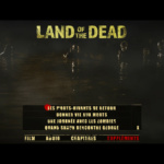 Land of the Dead - Cap Blu-ray menu