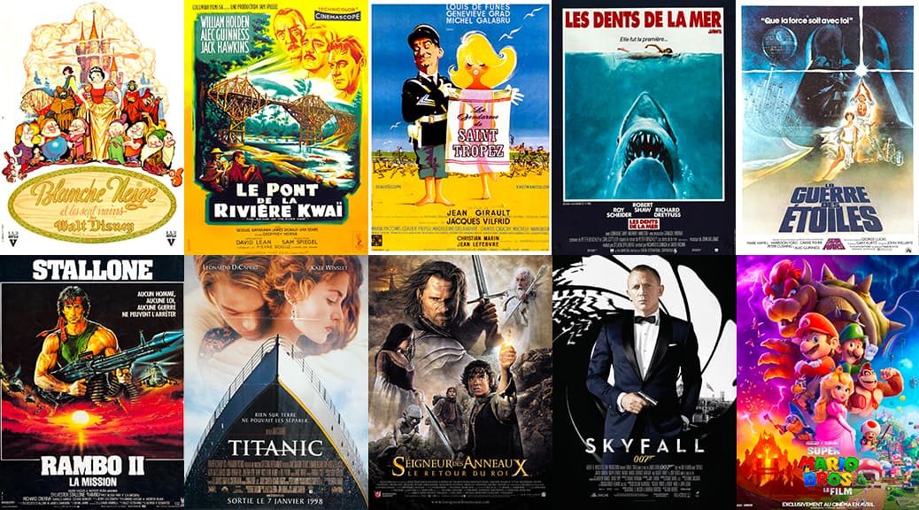 Les plus gros succès du box-office en France en Blu-ray 4K UHD
