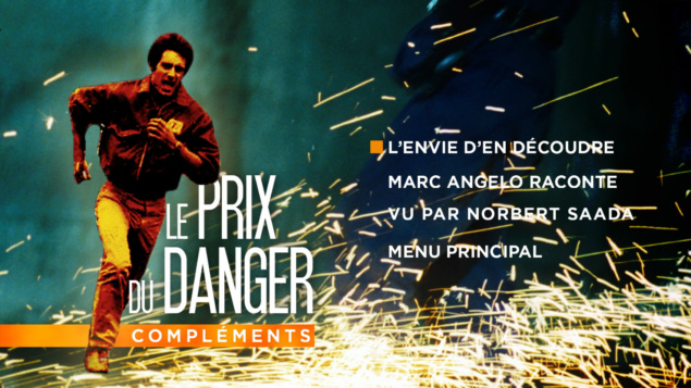 Le Prix du danger - Capture menu Blu-ray