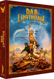 Dar l'Invincible (1982) de Don Coscarelli - Coffret Collector Héroïque - Packshot Blu-ray 4K Ultra HD