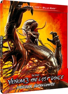 Venom: The Last Dance (2024) de Kelly Marcel - Édition Boîtier SteelBook - Packshot Blu-ray 4K Ultra HD