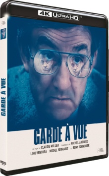 Garde à vue (1981) de Claude Miller - Packshot Blu-ray 4K Ultra HD