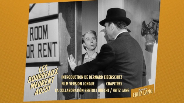 Les Bourreaux meurent aussi version longue - Capture Blu-ray menu