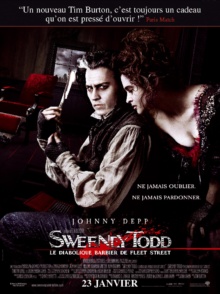 Sweeney Todd : Le Diabolique Barbier de Fleet Street (2007) de Tim Burton - Affiche