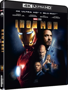 Iron Man (2008) de Jon Favreau - Packshot Blu-ray 4K Ultra HD
