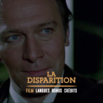 La Disparition - Capture Blu-ray menu