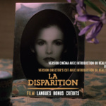 La Disparition - Capture Blu-ray menu