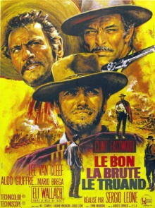 Le Bon, la Brute et le Truand (1966) de Sergio Leone - Affiche