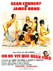 On ne vit que deux fois (1967) de Lewis Gilbert - Affiche