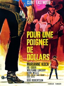 Pour une poignée de dollars (1964) de Sergio Leone - Affiche