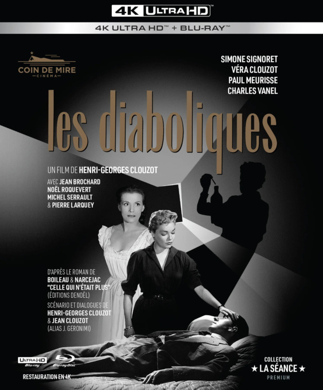 Les Diaboliques - Jaquette recto BD + UHD