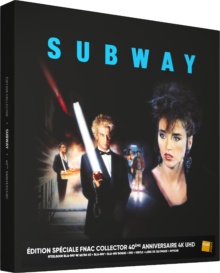 Subway (1985) de Luc Besson - Coffret Collector 40ème Anniversaire Limité Numéroté Éditon Spéciale Fnac - Packshot Blu-ray 4K Ultra HD