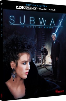 Subway (1985) de Luc Besson - Édition Limitée - Packshot Blu-ray 4K Ultra HD